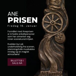 Ane prisen, fredag 16. januar kl.18.00-19.00